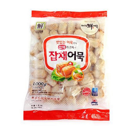 사조대림 대림선 잡채어묵 1kg (1개)