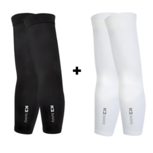 케이투세이프티 심리스 쿨토시 2P 2세트 (블랙+화이트)_이미지