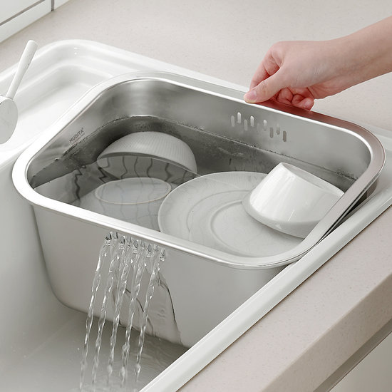 리본제이 무디타 304 올스텐 사각 설거지통 10L