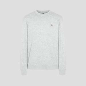 삼성물산 빈폴 Essential 남녀공용 로고 자수 스웨트 셔츠 그레이 BC5741E033_이미지