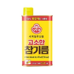 오뚜기 고소한 참기름 450ml (6개)_이미지