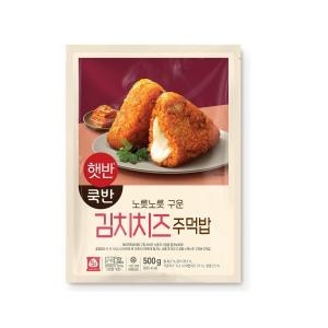 CJ제일제당 햇반 쿡반 김치치즈주먹밥 500g (1개)
