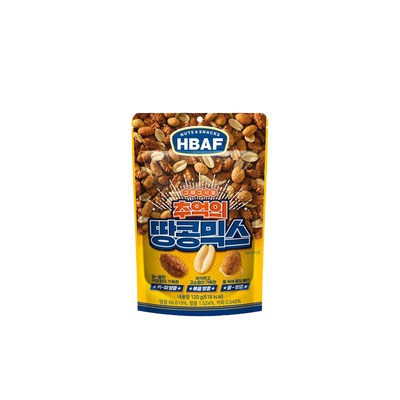 HBAF 추억의 땅콩믹스 120g (15개)_이미지
