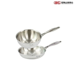 베일리 통5중 스텐레스 IH 프라이팬 2종A (팬20+궁중20)