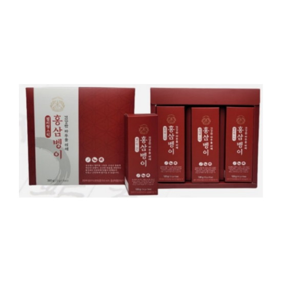 벅스푸드 건강한 하루를 위해 홍삼벵이 젤리스틱 RED 12g 30포 (1개)_이미지