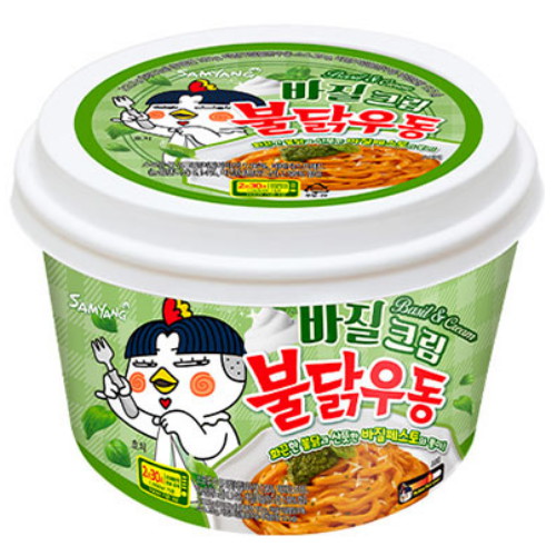 삼양식품 바질 크림 불닭 우동 213.5g (12개)_이미지