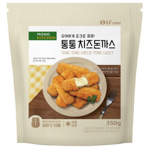 엘에프푸드 모노키친 통통 치즈돈까스 350g (2개)_이미지