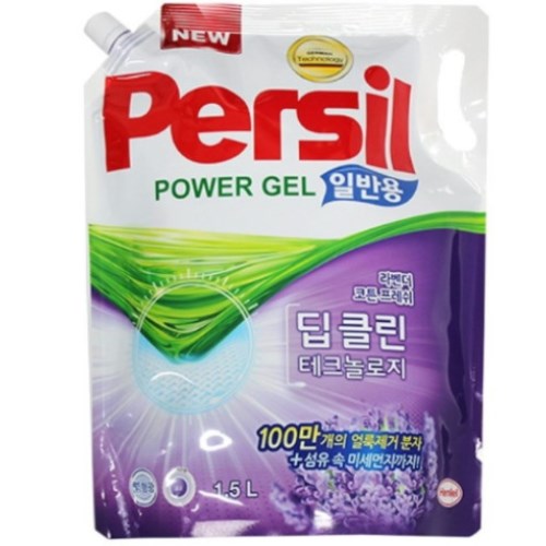 퍼실 딥클린 라벤더젤 일반용 리필 1.5L (6개)_이미지