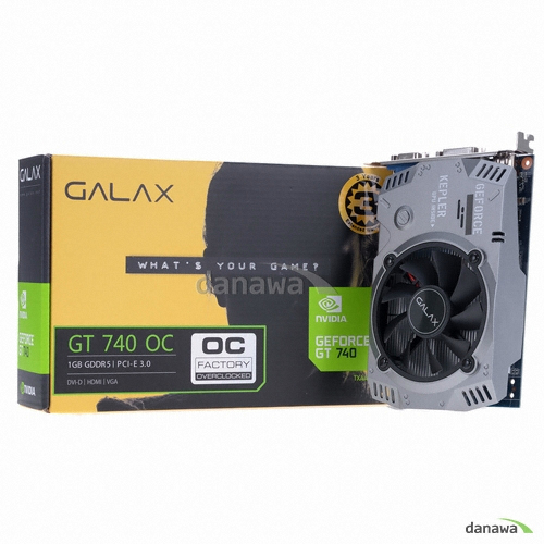 갤럭시 GALAX 지포스 GT740 OC D5 1GB_이미지