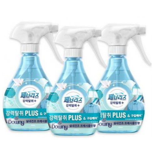 페브리즈 다우니 실내건조 프레시클린향 370ml (9개)_이미지