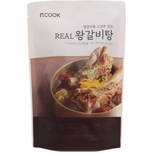 NS쇼핑 엔쿡 리얼 왕갈비탕 1kg (6개)_이미지