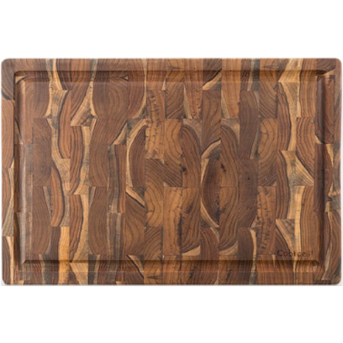 엔드그레인 티크 액자형 직사각 원목도마