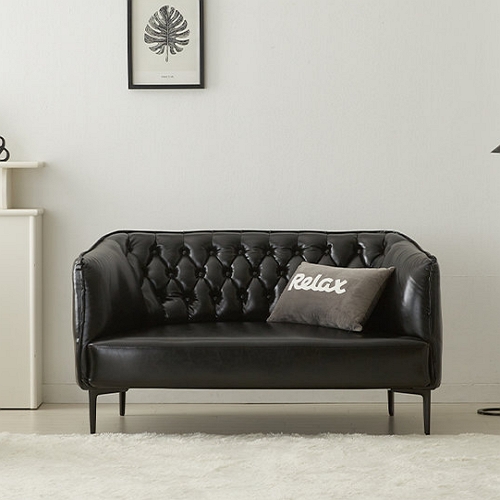 바이탈버브 에블린 가죽 소파 2인용