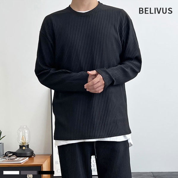 빌리버스 라운드 긴팔 티셔츠 BDT320