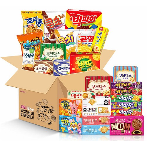 크라운제과 크라운 과자파티 뷔페세트_이미지