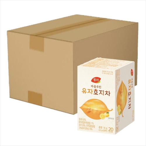 동서식품 마음우린 유자 호지차 20개입 (18개)_이미지