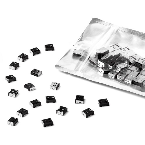 컴엑스아이 스마트키퍼 UL03P2 USB 포트락 (블랙, 100개)_이미지