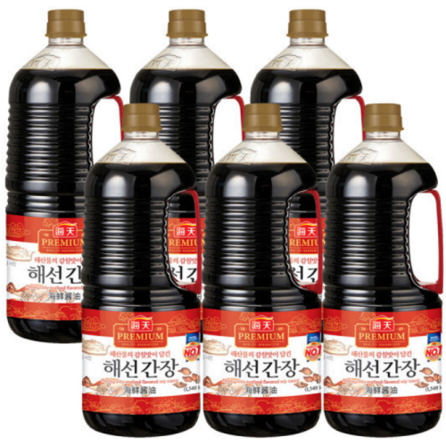 해천 해선 간장 1.75L (6개)_이미지