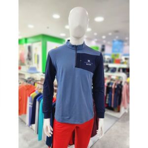 마코 FW 몸판컬러블록 집업하이넥 티셔츠 MMM3TH01