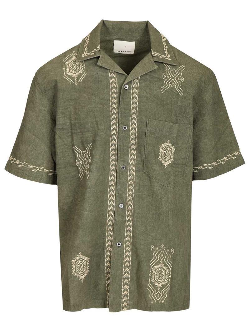 이자벨마랑 MARANT Shirts Short Sleeve SS26 26PCH0311HA D1I11H67LK Green 7227541.._이미지