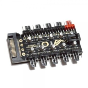 티테크놀로지 T-<b>PWM</b>-SATA10F <b>PWM</b> 10분배 <b>팬</b><b>허브</b>