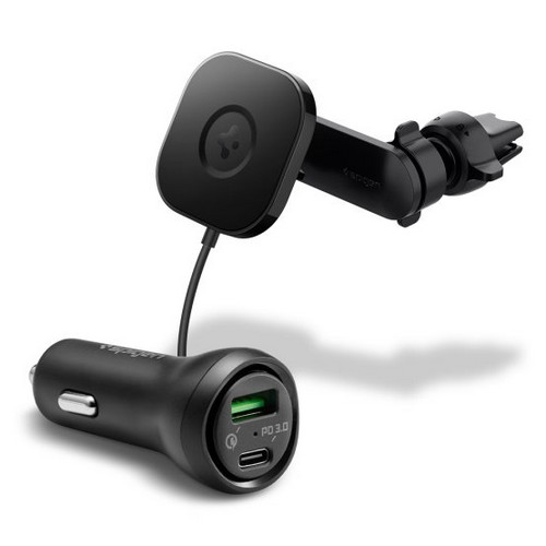 원탭프로 맥세이프 차량용 송풍구 무선충전거치대 ACP02615 + 시거잭 충전기