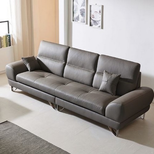 리버퍼니쳐 레네스 천연통가죽 소파 4인용 (스툴포함)_이미지