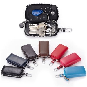 [불명] 천연소가죽 키홀더 열쇠지갑 키지갑 열쇠고리