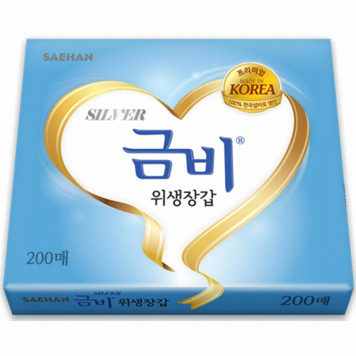 세한 금비 일회용 폴리 위생장갑 200매[10개(2,000매)]