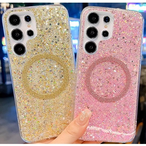 갤럭시A33 맥세이프 글리터 펄 심플 젤리 케이스