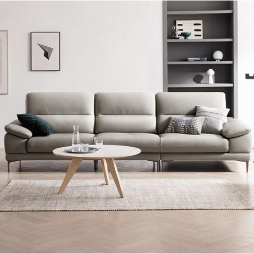 자코모 로세티 럭스 천연통가죽 소파 4인용 (스툴별도)