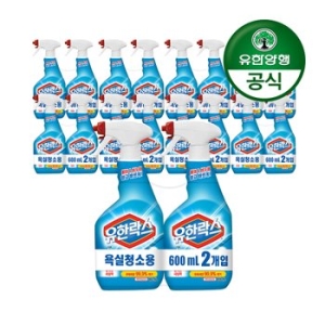 유한락스 욕실청소용 600ml (18개)_이미지