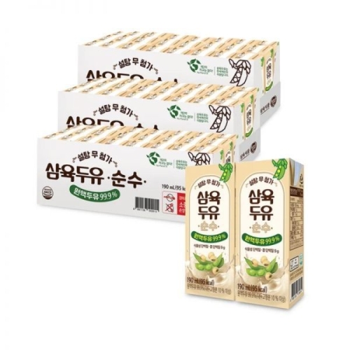 삼육식품 삼육두유 순수 190ml (72개)_이미지