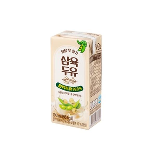 삼육식품 삼육두유 순수 190ml (72개)_이미지