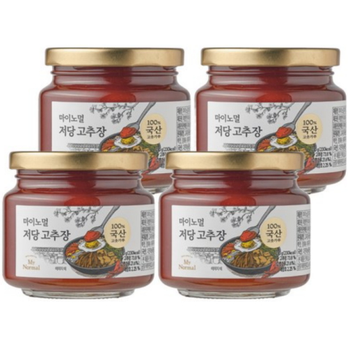 마이노멀 저당 고추장 230g (4개)_이미지