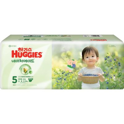 유한킴벌리 하기스 2025 네이처메이드 밴드형 5단계-공용 (34매)