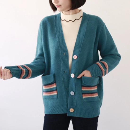 웬디즈갤러리 제너럴 버튼 가디건 HCD105