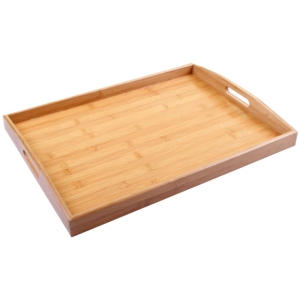 리빙엠 우드 사각 대나무 트레이 LC-387 39 x 26 cm_이미지
