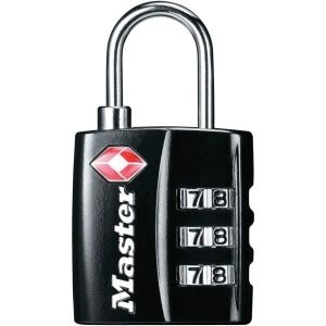 마스터 잠금 4680DBLK TSA 승인 수하물 1316in. 와이드 블랙_이미지