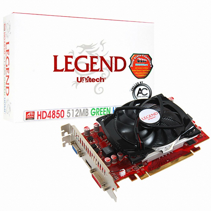 ���������� LEGEND �󵥿� HD 4850 GREEN HDMI 512MB AC L2