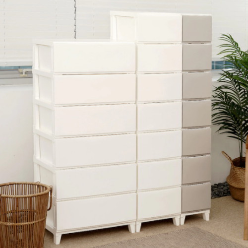 유원피에스 보노하우스 보노 심플리 550 서랍장 와이드형 6단