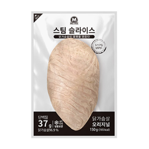 스팀 슬라이스 닭가슴살 오리지널 150g