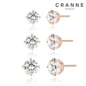 14K 큐빅 4발 귀걸이 gold filled C24EGF174