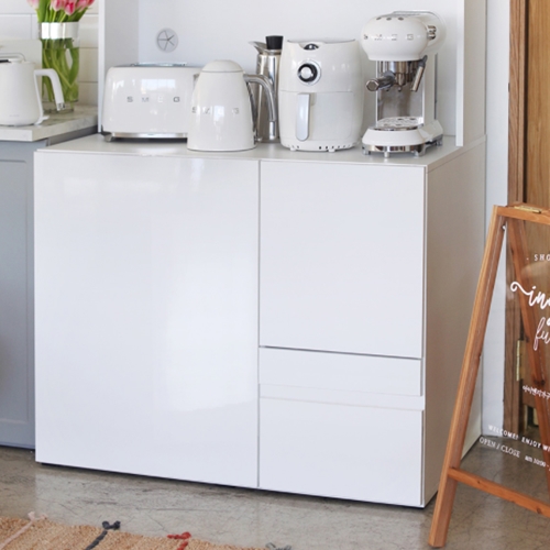 아이엔지홈 블랑 주방수납장 상부장 세트 1000_이미지