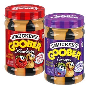The J.M.SMUCKER COMPANY 스머커스 구버 땅콩버터 딸기 510g + 포도 510g이미지입니다. 누르면 해당 게시물로 새창이동합니다.