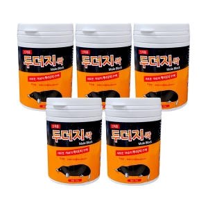 뉴케이팜 두더지싹 블럭 두더지 두더쥐 들쥐 퇴치약 퇴치제 두더지약 쥐약 살서제 농작물보호 100g 5통