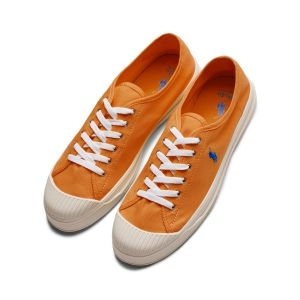 폴로 남성 여성 운동화 스니커즈 신발 랄프 로렌 에센스 100 캔버스 캡 토 오렌지 ESSENCE 100-SNEAKERS_이미지