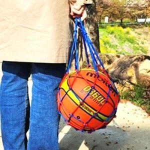 셀러허브  패션 JHQQP6PU_4A 농구 볼가방 네트가방 축구 주머니 파랑빨강
