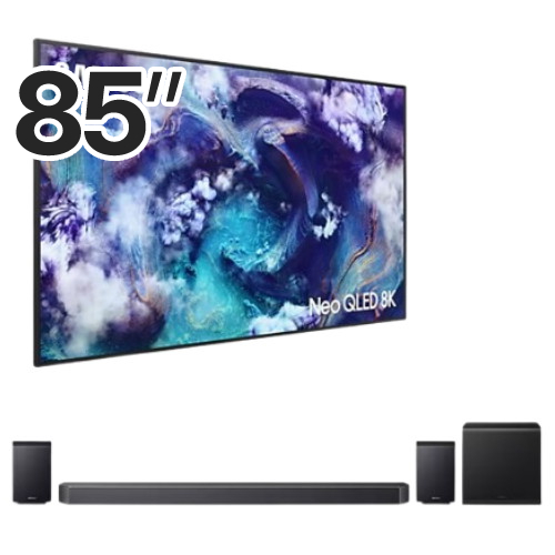 삼성전자 네오QLED KQ85QNF900FXKR (벽걸이+사운드바, HW-Q930F)_이미지