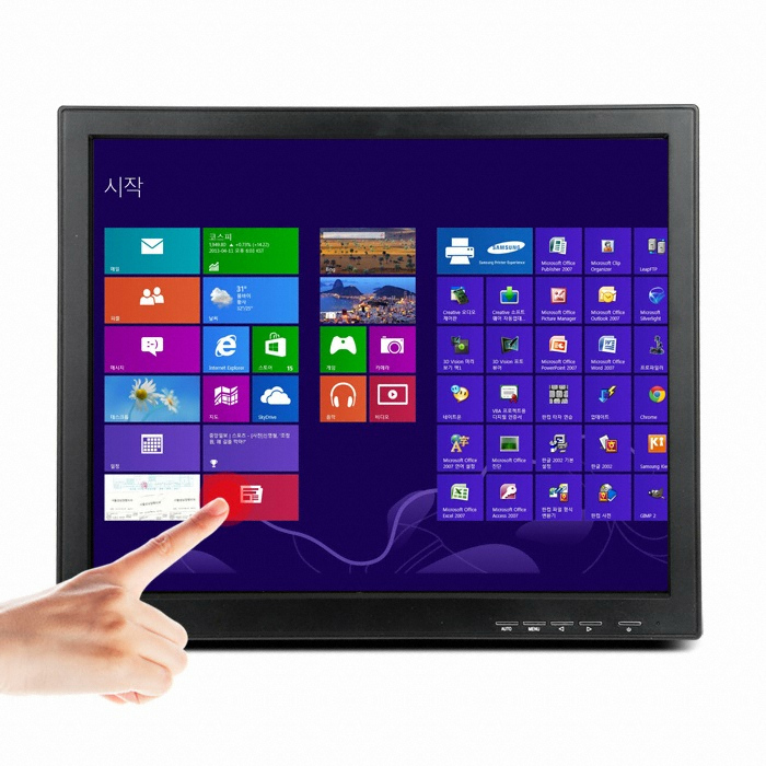 탑솔루션 TS-1907D 시리얼 터치스크린 T형스탠드_이미지